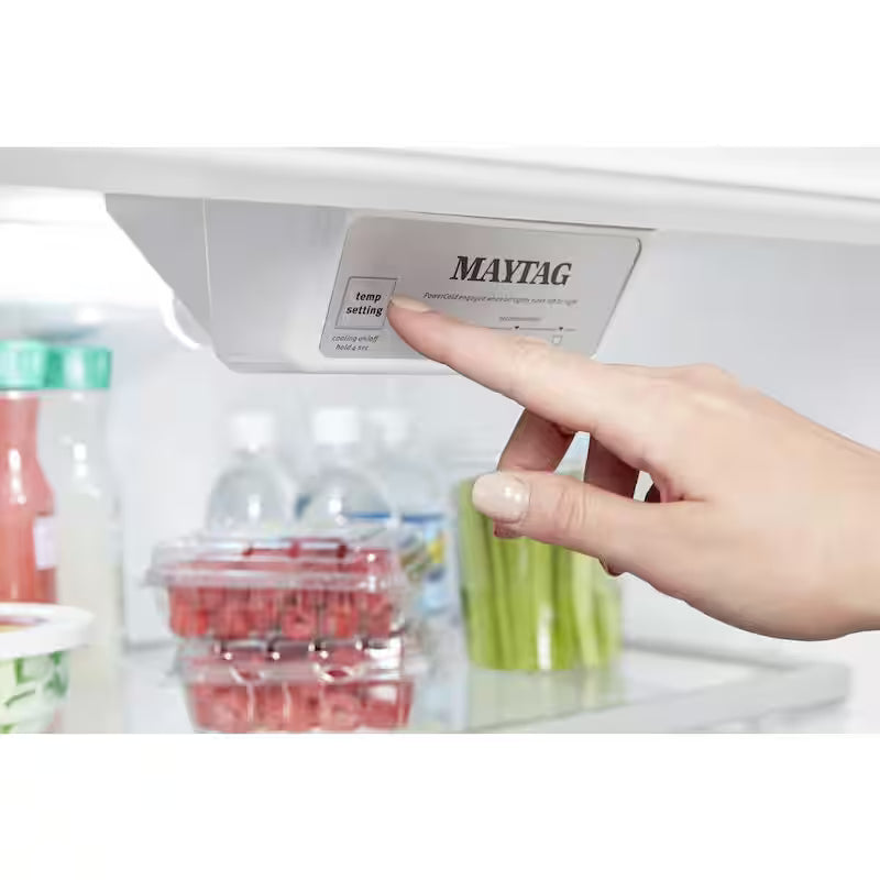 21 cu. ft. Top Freezer Refrigerator in Stainless Steel P73278