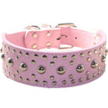 Leather Spiked Studded Dog Collar M14652