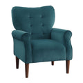 Teal Velvet Accent Chair B72309