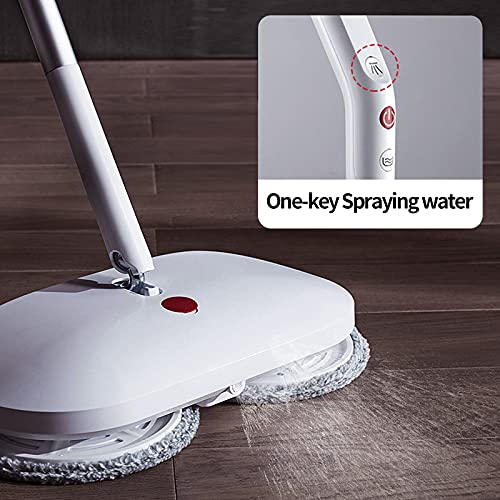Cordless Electric Spin Mop with 4 Scrubber Pads U486269