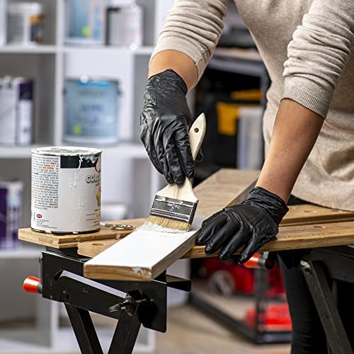 Black Nitrile Disposable Gloves W15278