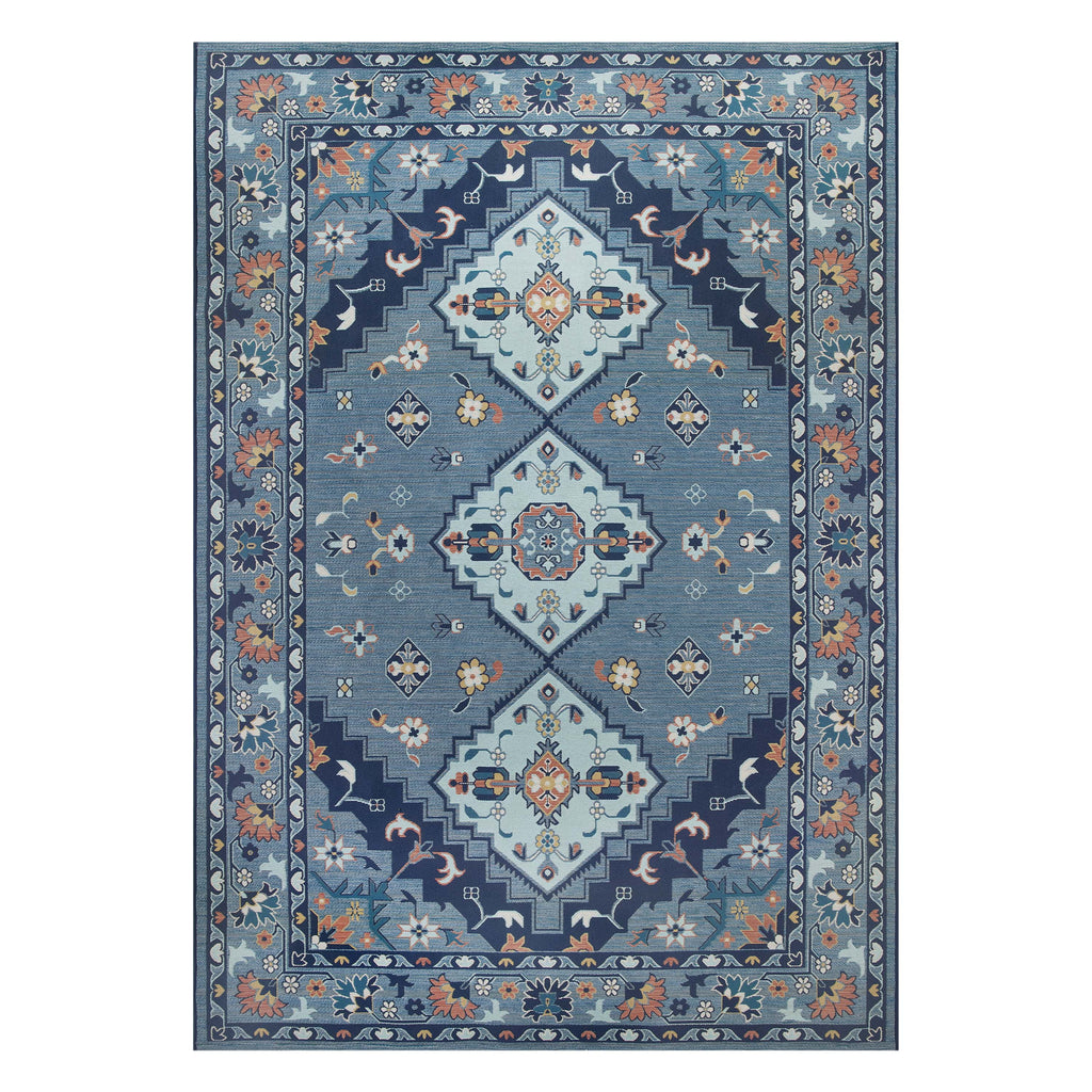 Indigo Blue 7' x 10' Outdoor Rug S695