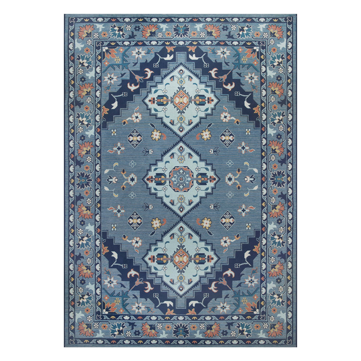 Indigo Blue 7' x 10' Outdoor Rug S695
