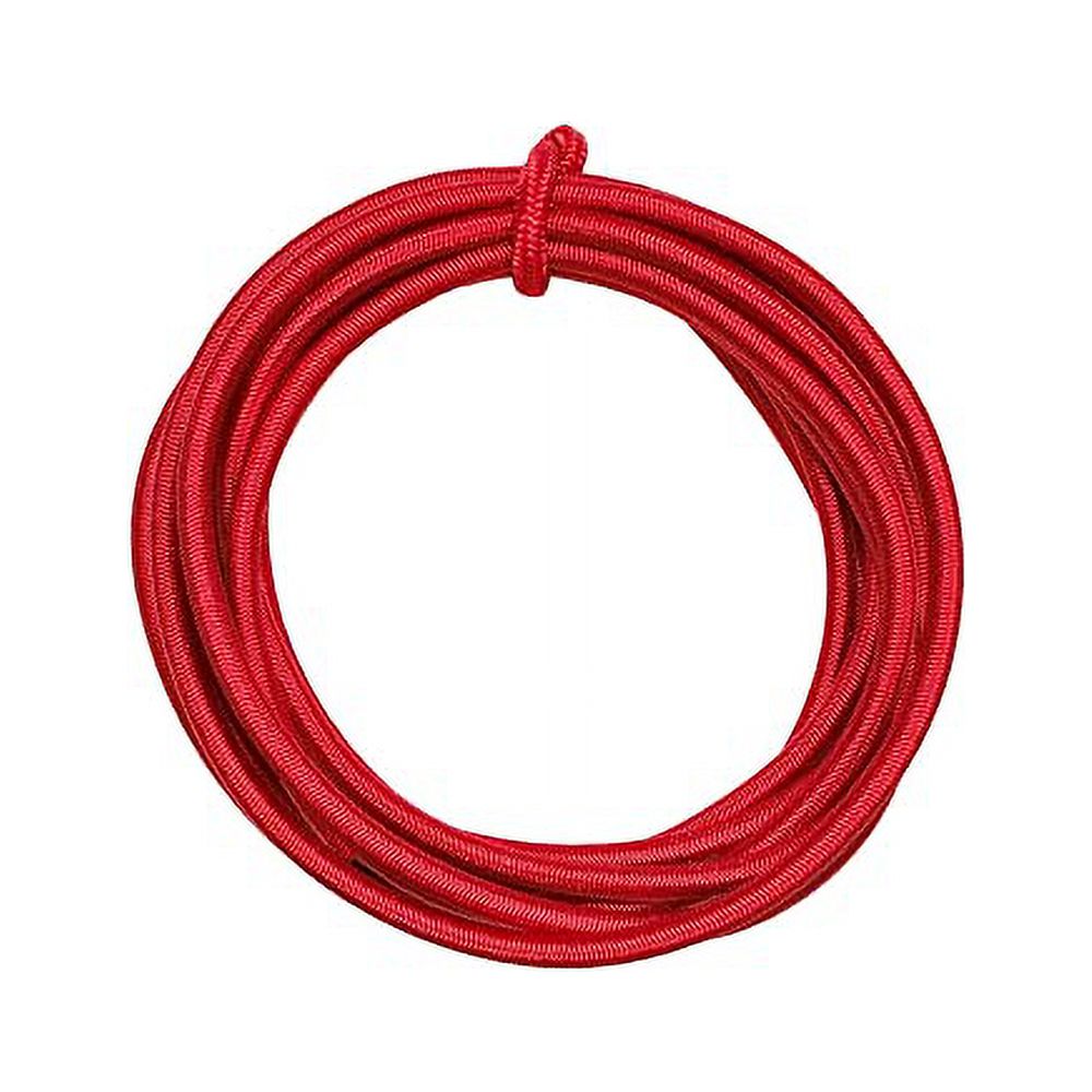 3/16" x 100 ft Red Dacron Polyester Bungee Cord Z650029