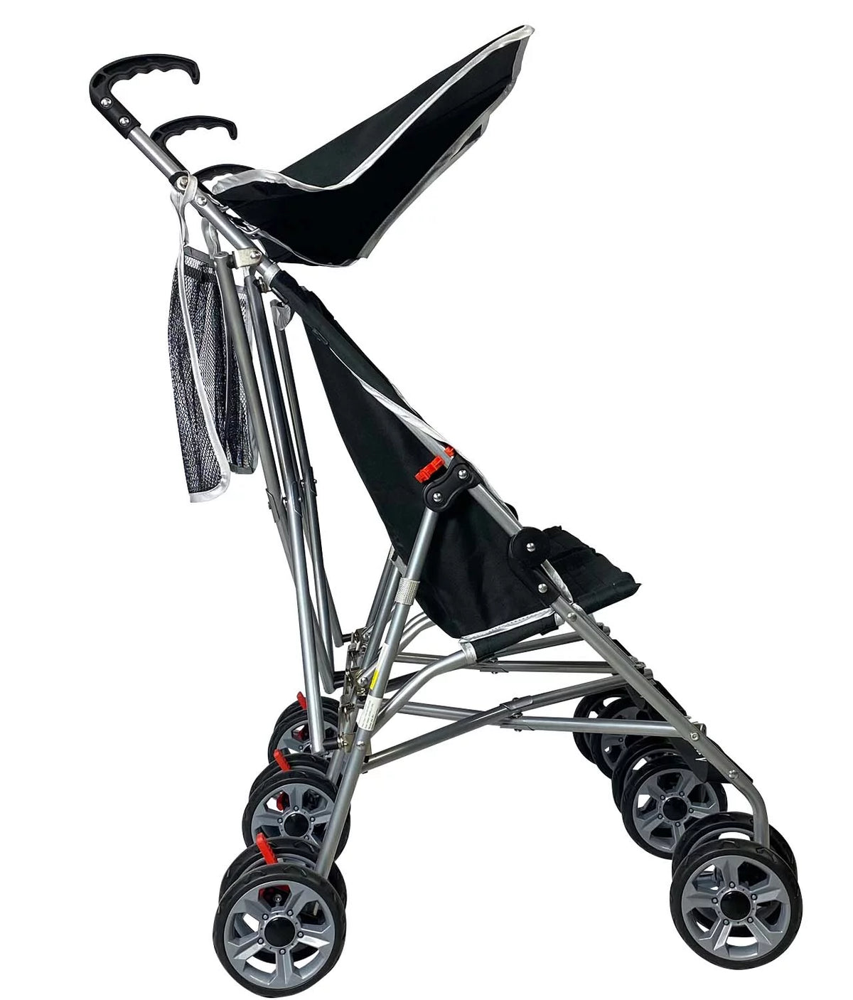 Black Double Umbrella Stroller with EVA Wheel K971