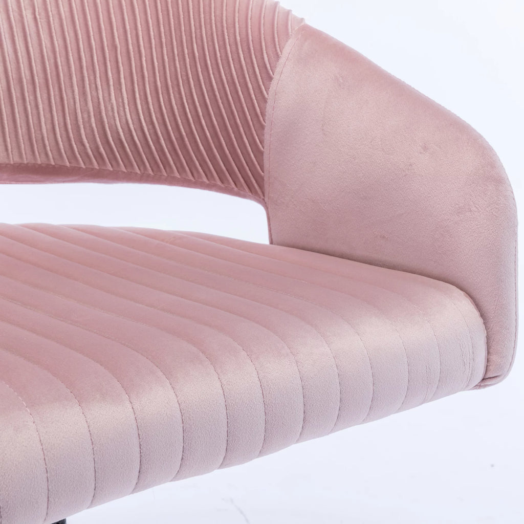 Pink Adjustable Office Chair with Wheels Z309