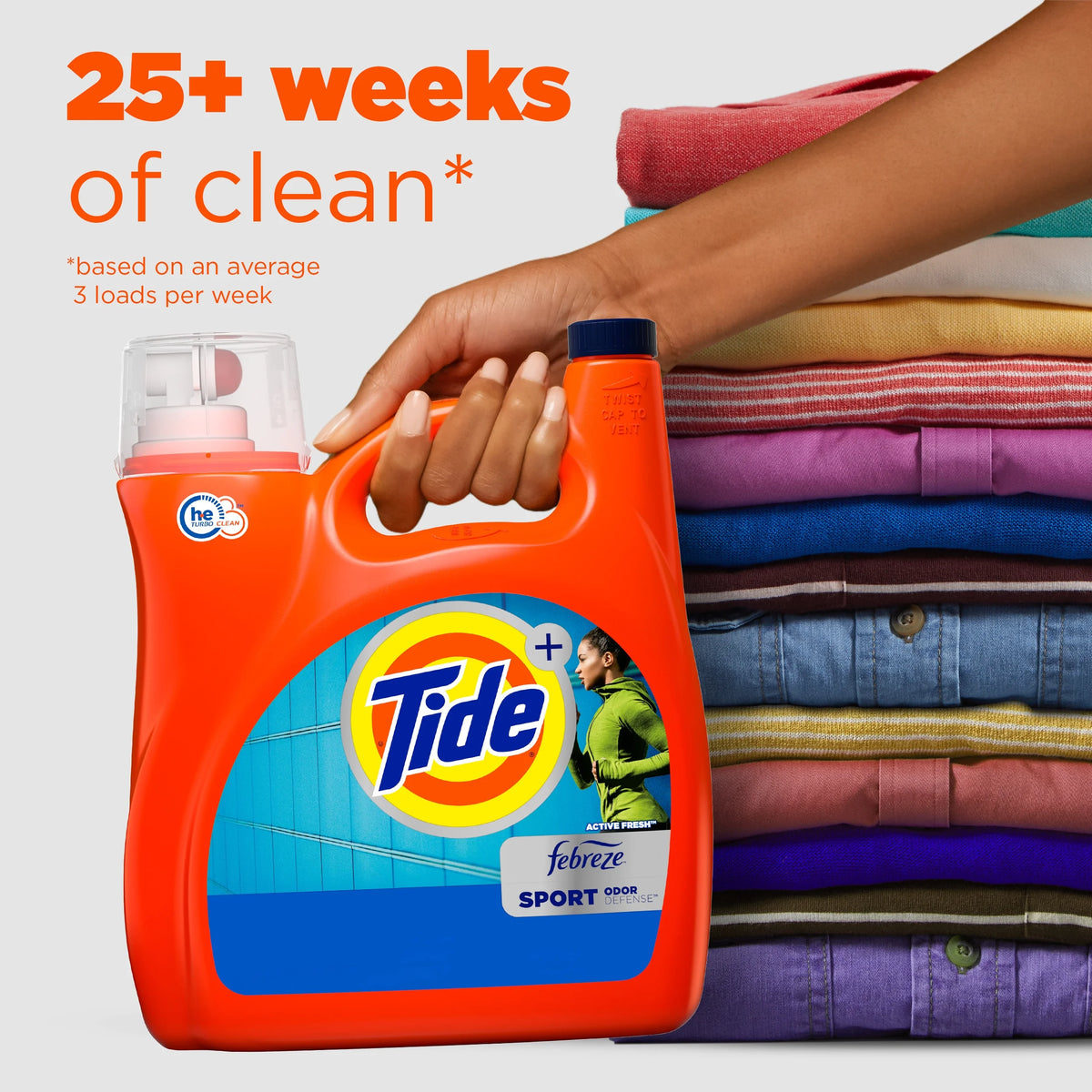Tide Liquid Laundry Detergent, 154 fl oz, 100 Loads X48507