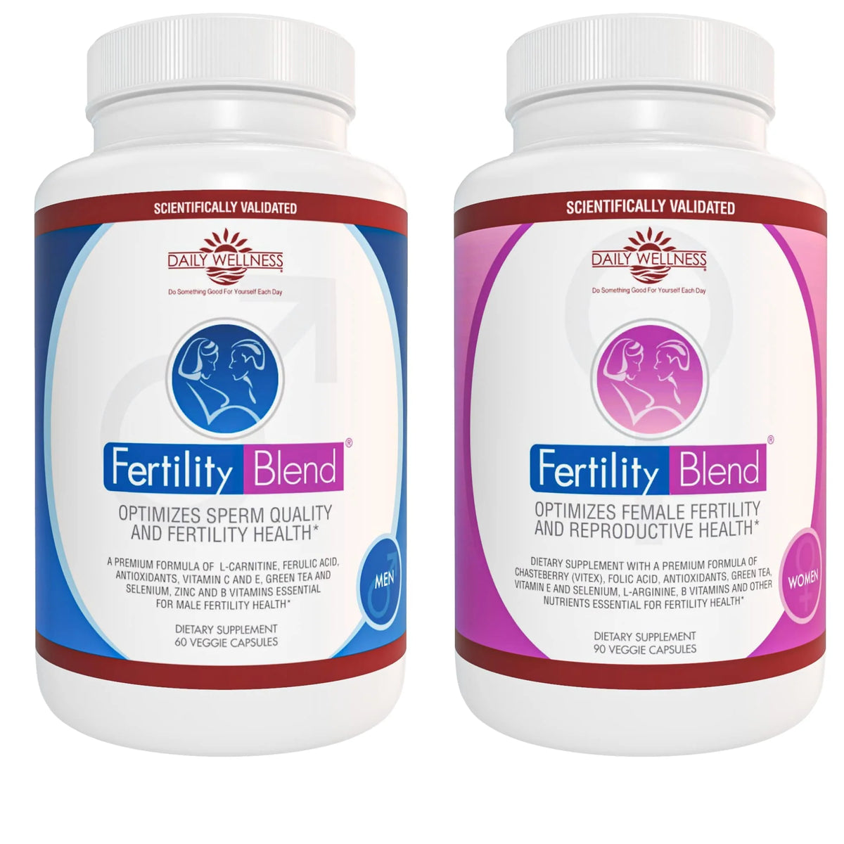 Fertility Blend Supplement for Men 60 Tablets and Women 90 Tablets G723418