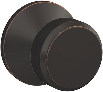 Satin Brass Hall-Closet and Bed-Bath Lock, Pack of 2 I349439