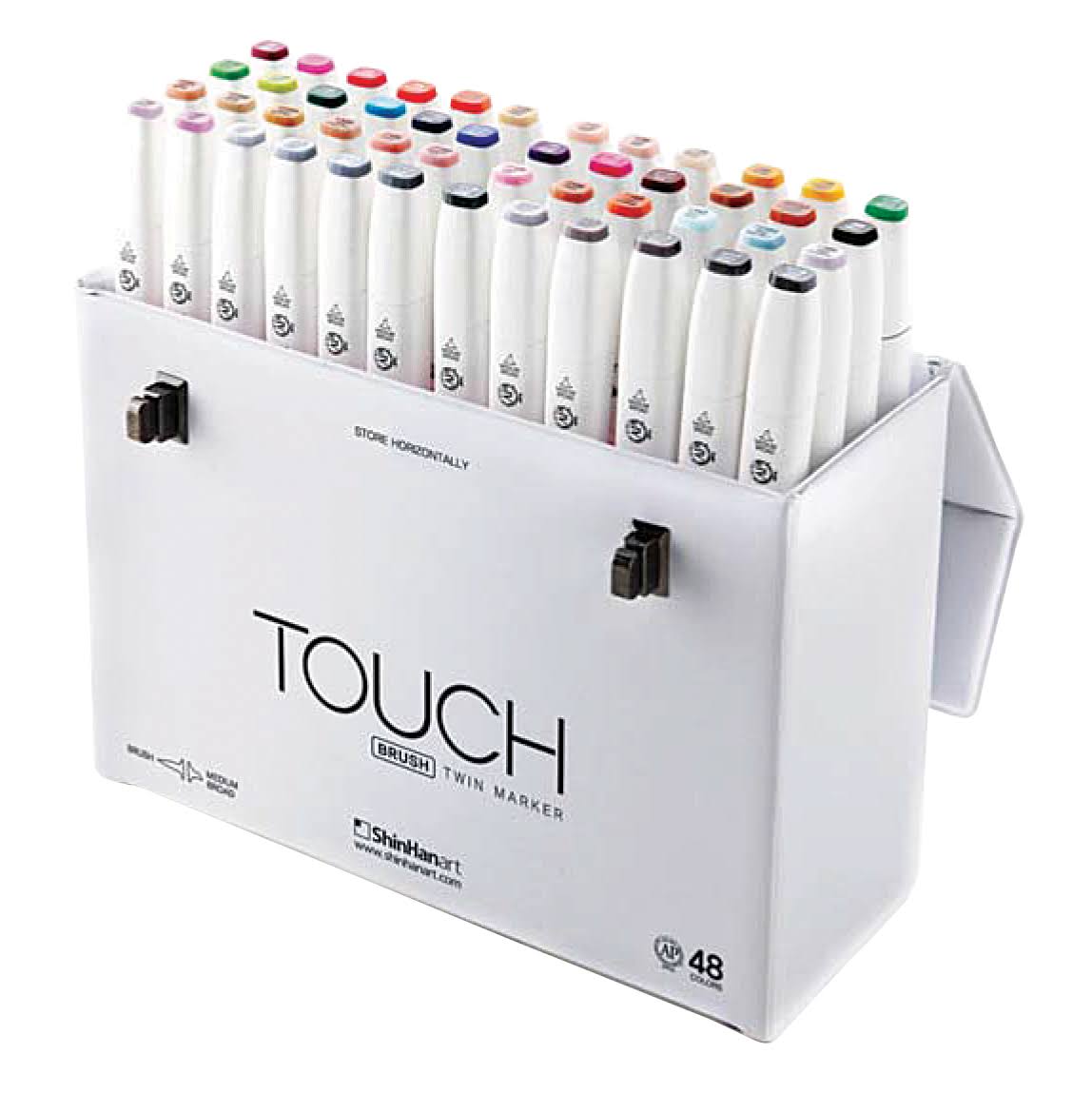 48 Color Twin Brush Marker Set H41170