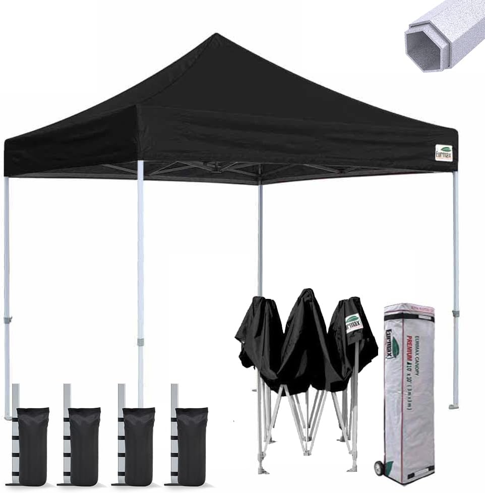 10'x10' Pop-up Canopy Tent with Heavy Duty Wheeled Carry Bag L884