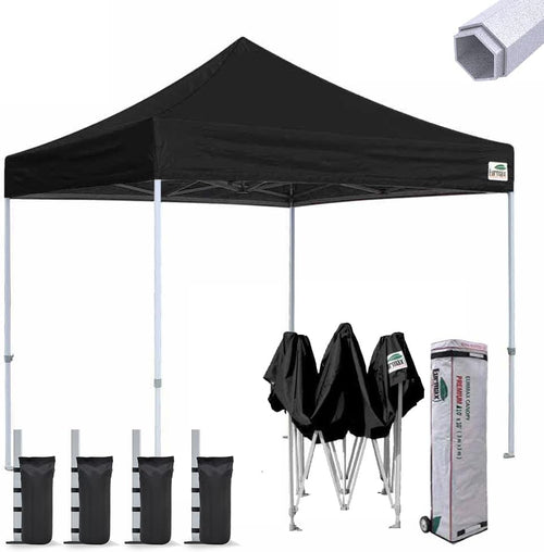 10'x10' Pop-up Canopy Tent with Heavy Duty Wheeled Carry Bag L884
