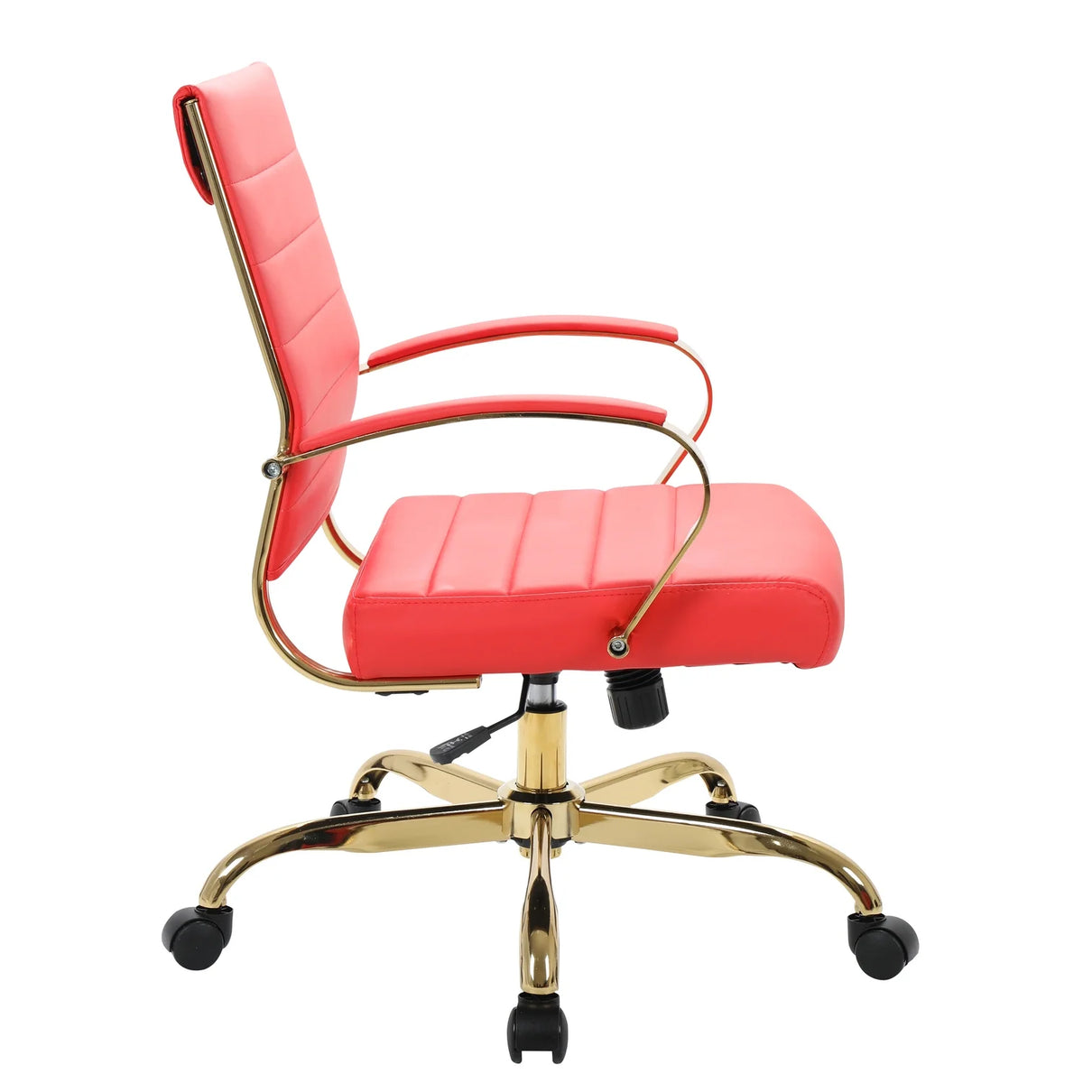 Leather Office Chair With Gold Frame G530