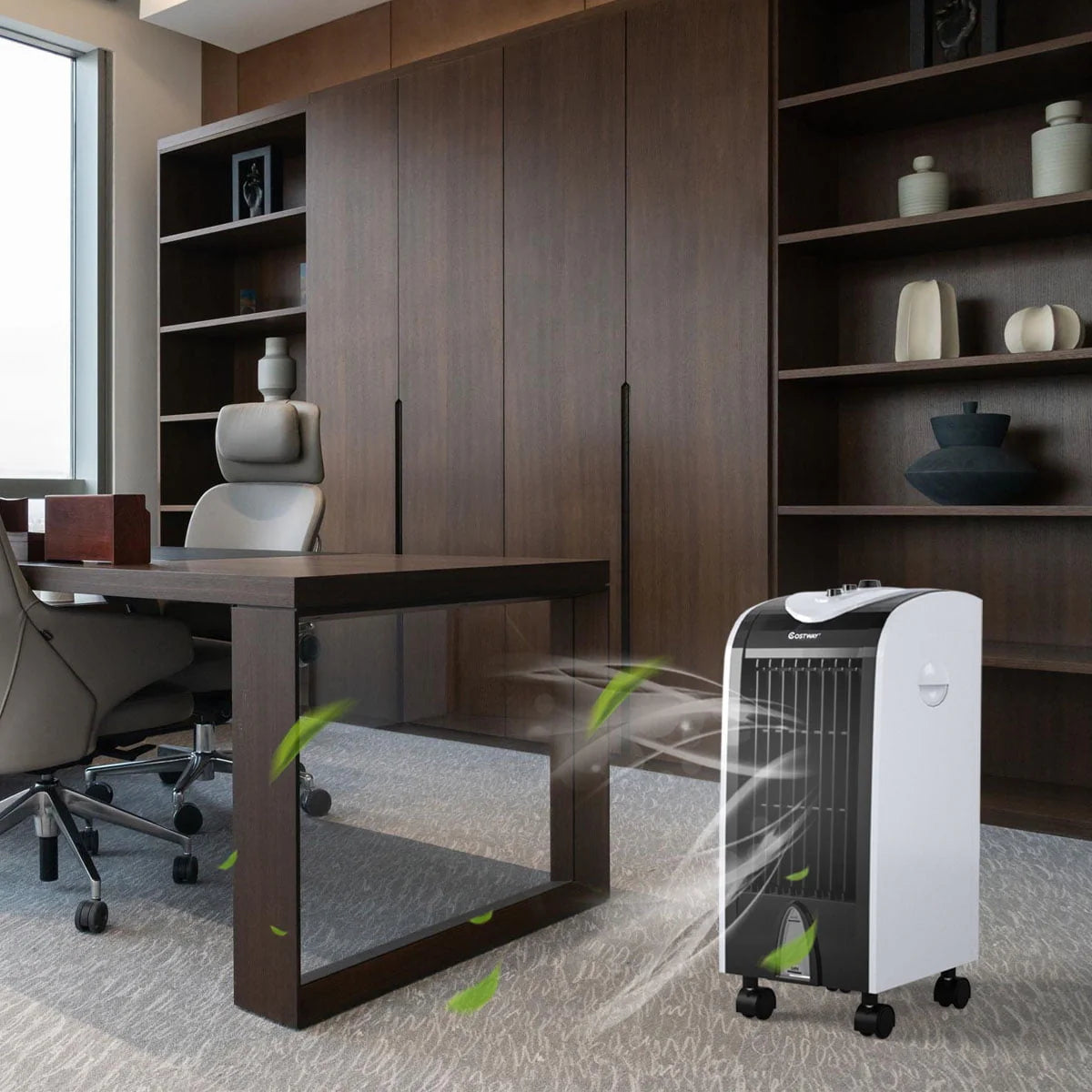 3-in-1 Portable Evaporative Air Cooler Fan Humidifier with Filter M9282