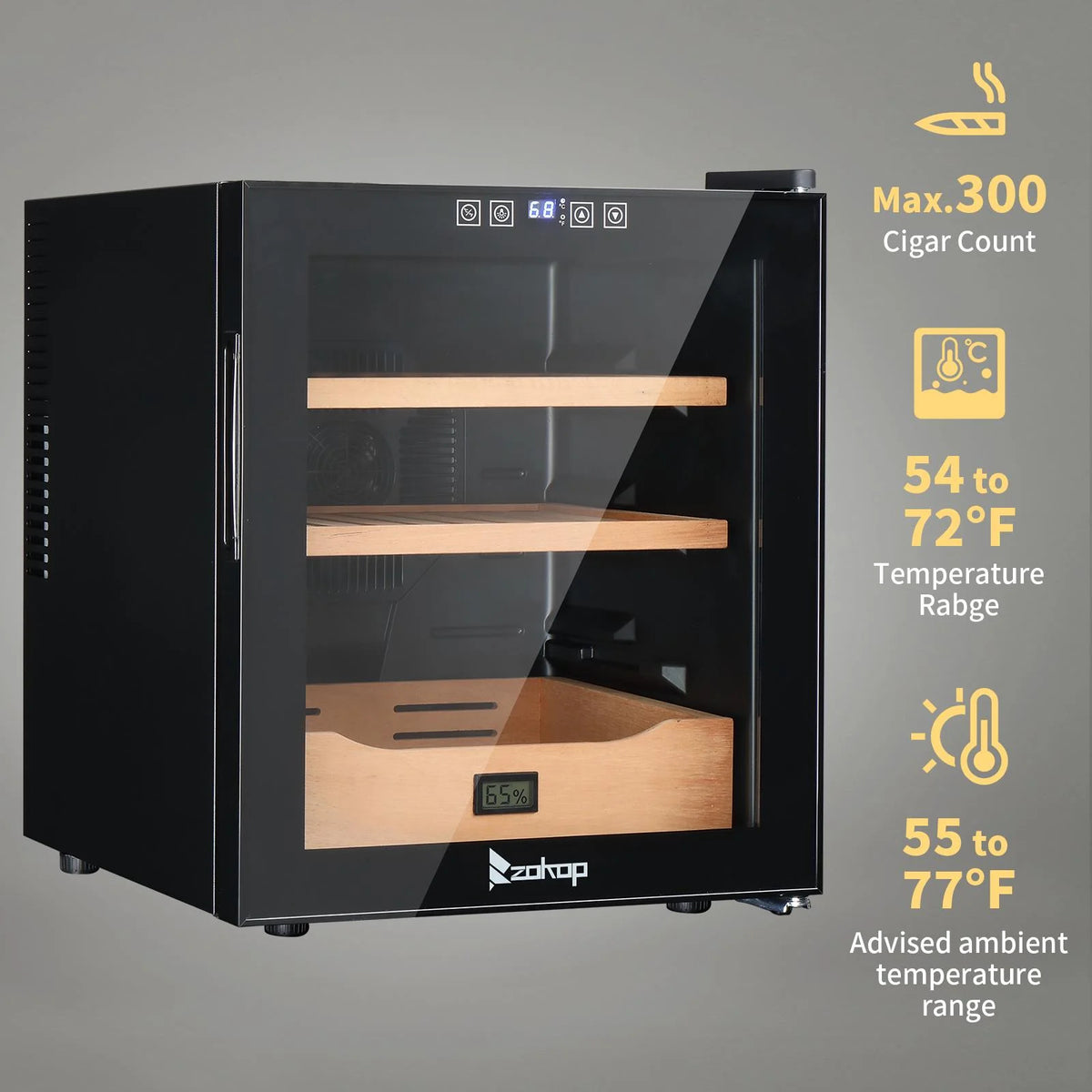 50L Electric Cigar Humidor with Cooling and Heating R5980