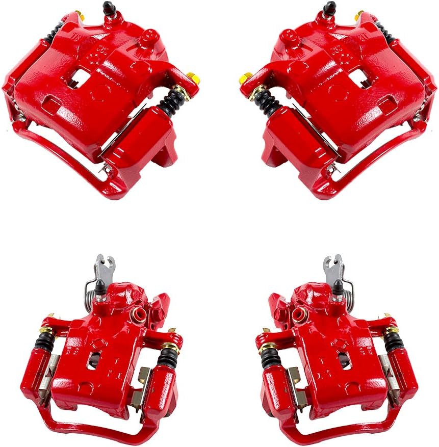 Red Powder Coated Caliper Assembly Set Kit M448377