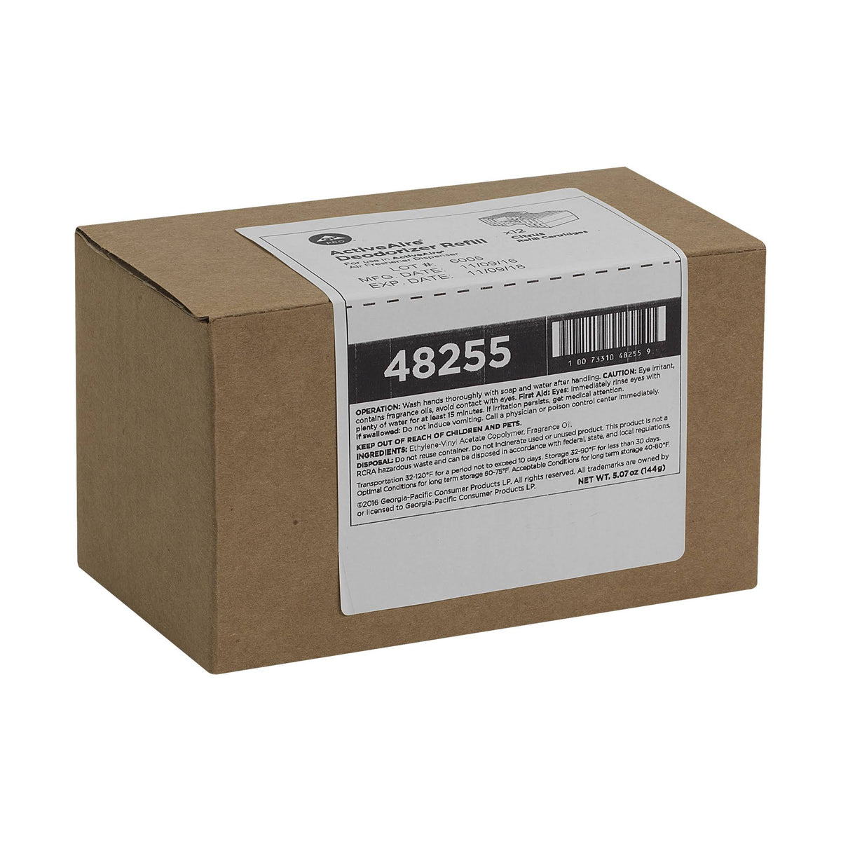 Citrus Freshener Dispenser Refill, 12/Carton J4766