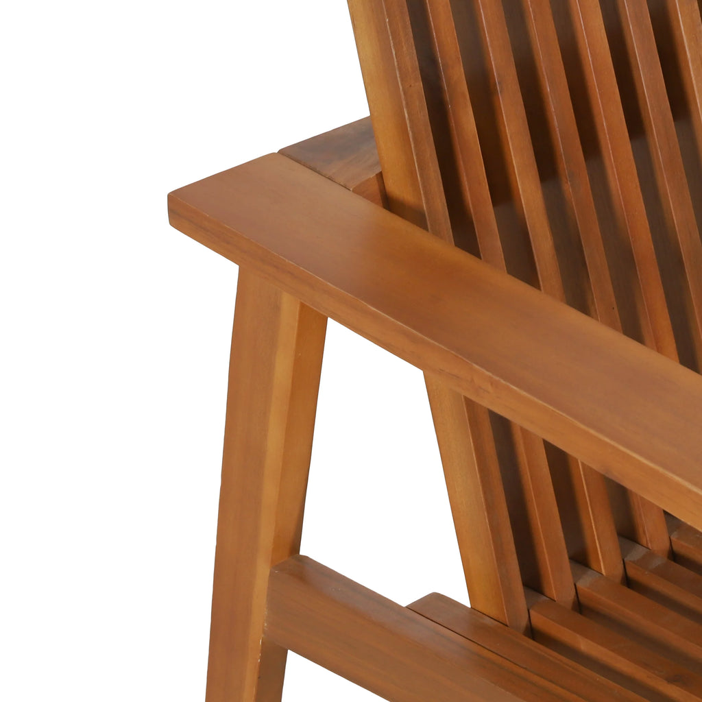 Acacia Wood Club Chairs, Set of 2 J583554