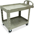 Heavy-Duty 2-Shelf Utility Cart P3837