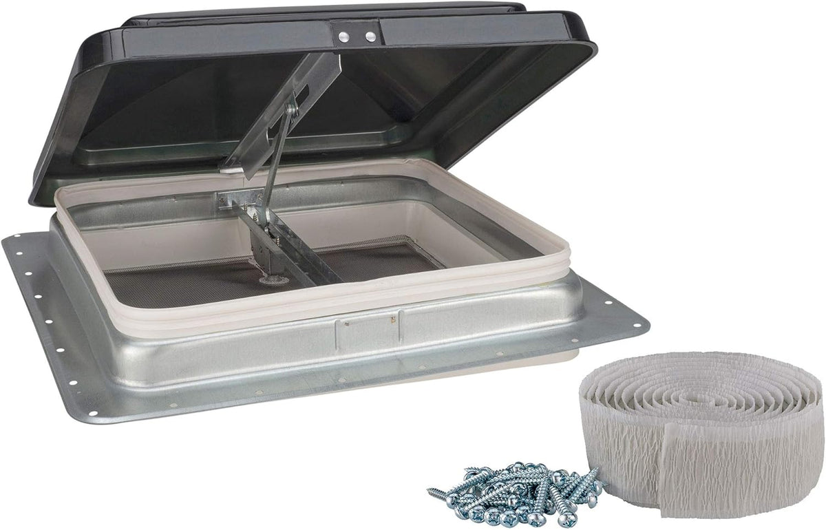 14 RV Camper Trailer Universal Smoke Color Cargo Roof Vent J927