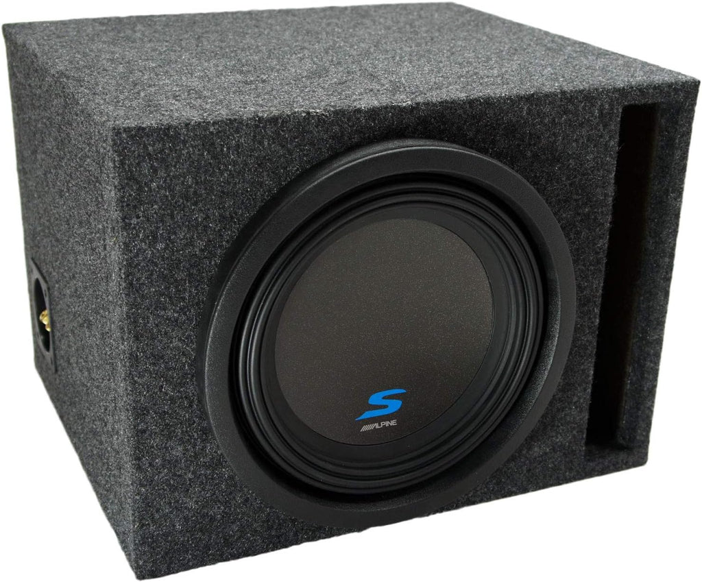 10" Alpine S-W10D4 Subwoofer Custom Sub Box Enclosure Package Pack of 2 Y530
