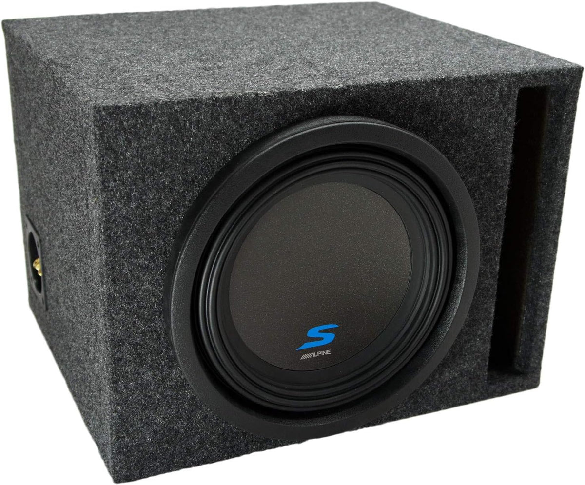10" Alpine S-W10D4 Subwoofer Custom Sub Box Enclosure Package Pack of 2 Y530