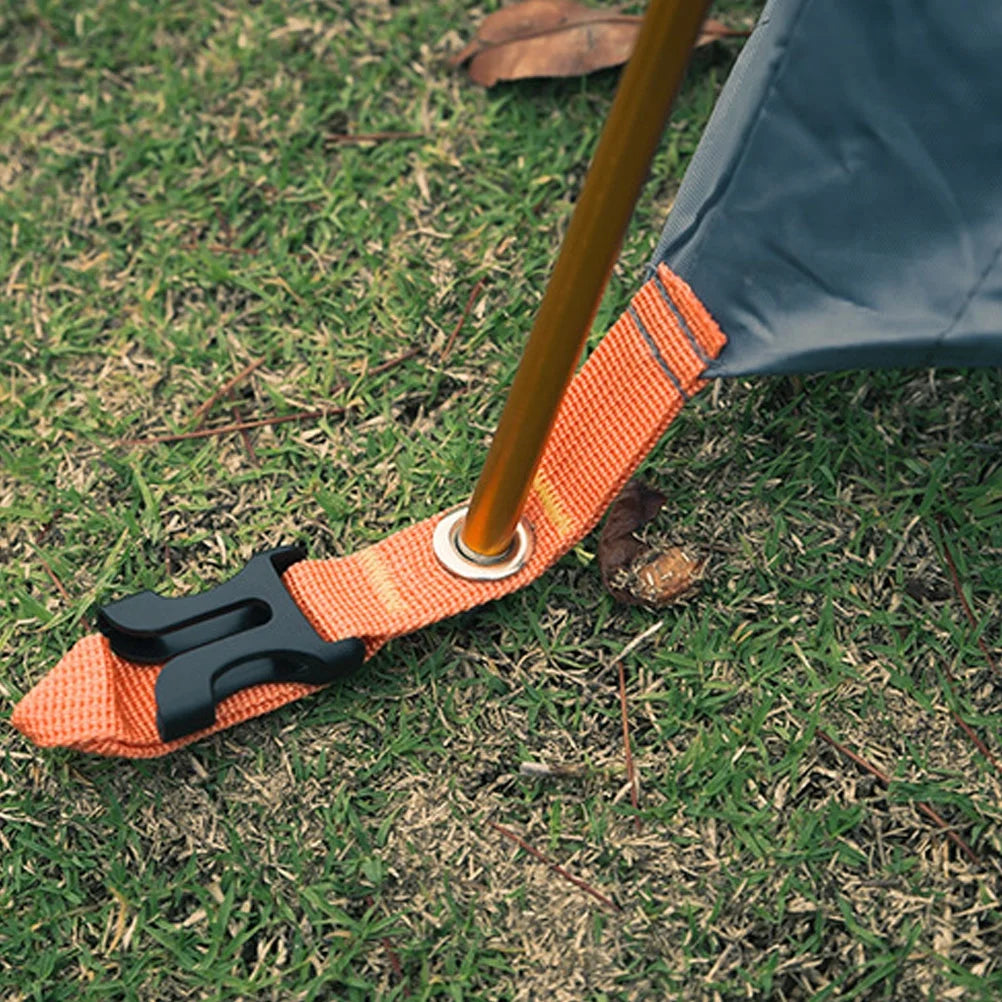 2Pcs Flexible Metal Tent Poles Folding Portable Camping Y6127