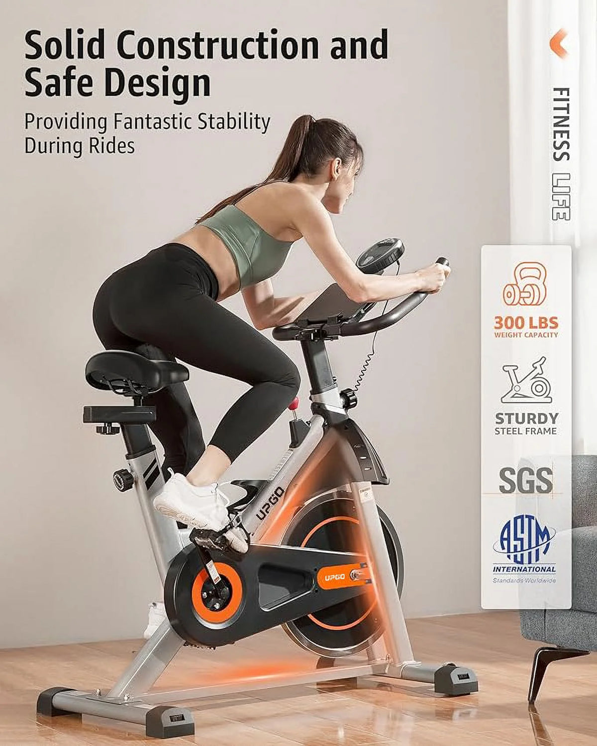 Indoor Cycling Bike with Ipad Mount A224