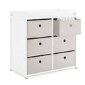 Changing Table with Fabric Bins K84148