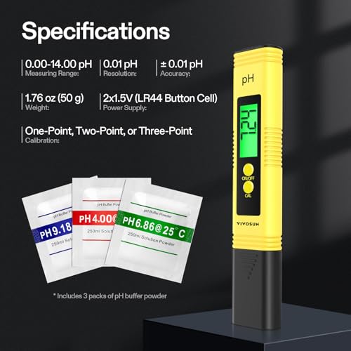 Digital 0.01pH High Accuracy Pen Type pH Meter M887296