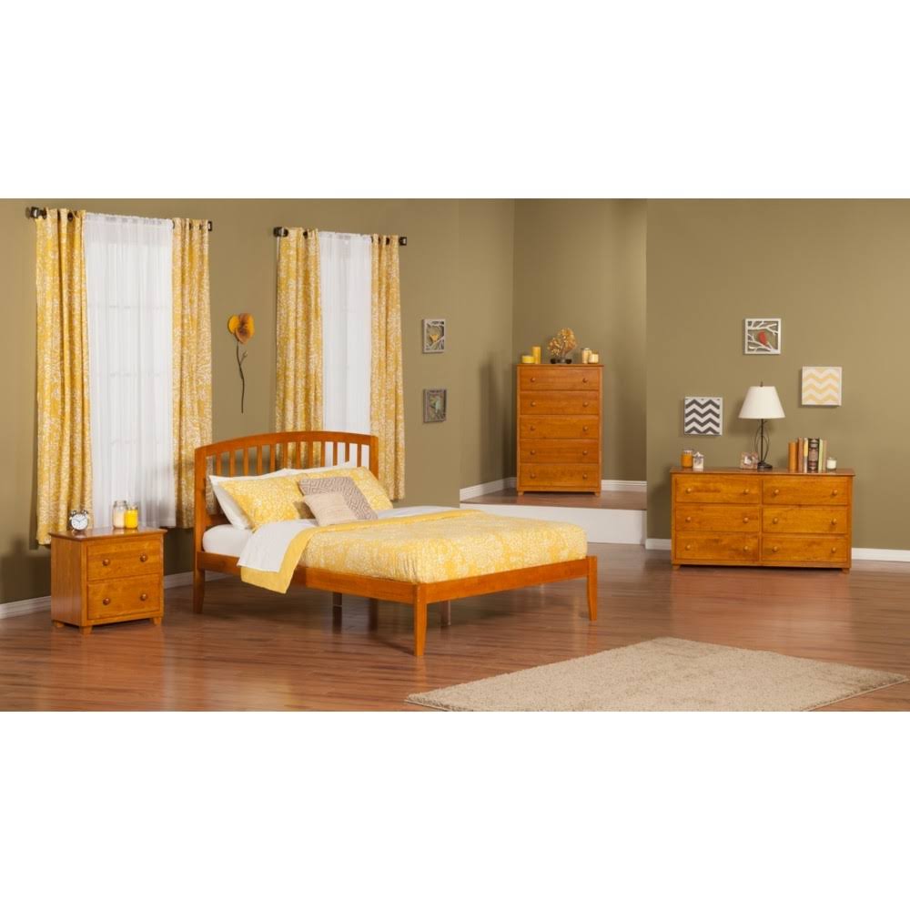 Caramel Latte Queen Open Foot Bed C2643