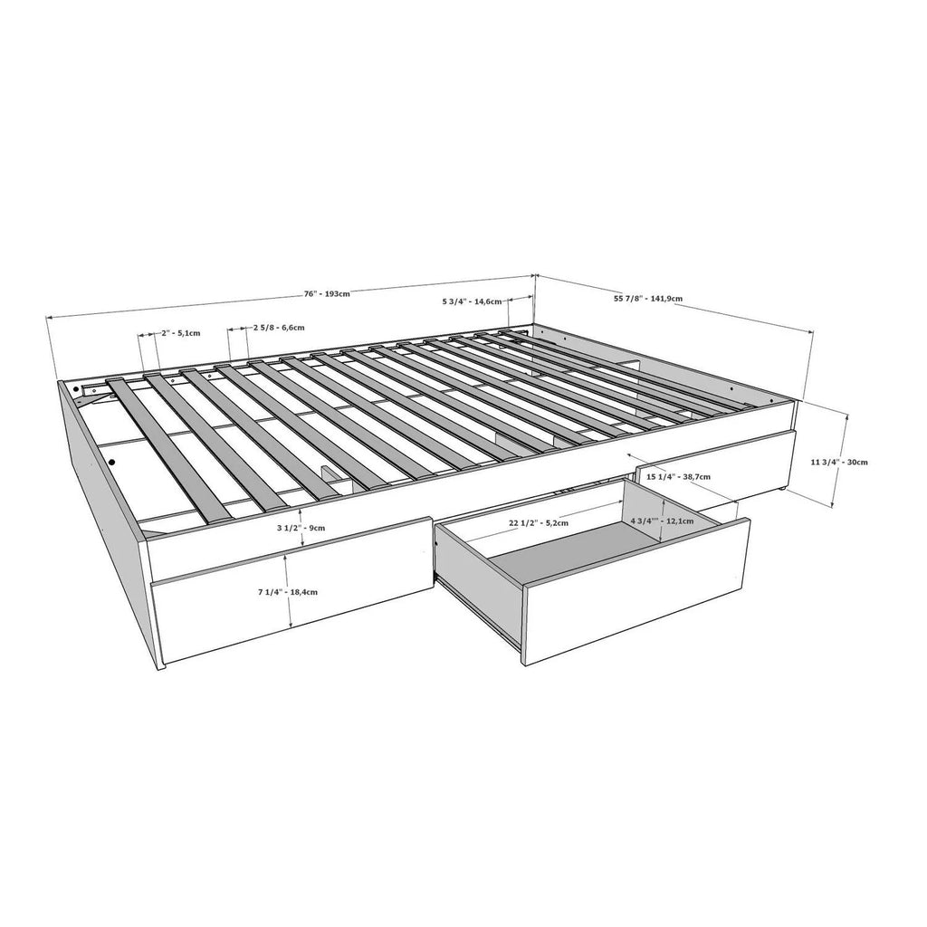 3 Piece Full Size Bedroom Set E9850
