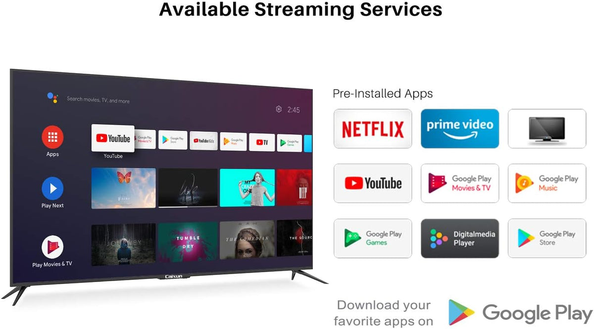 75 inch 4K UHD HDR Smart Android TV E666