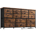White 16 Drawer Dresser with Power Outlet O569549