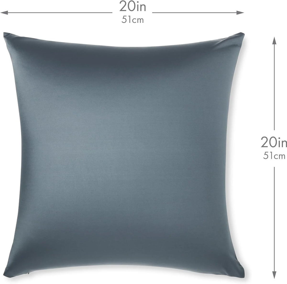 20X20 Throw Pillowcase 85/15 Nylon Spandex Dark Slate Grey A6943