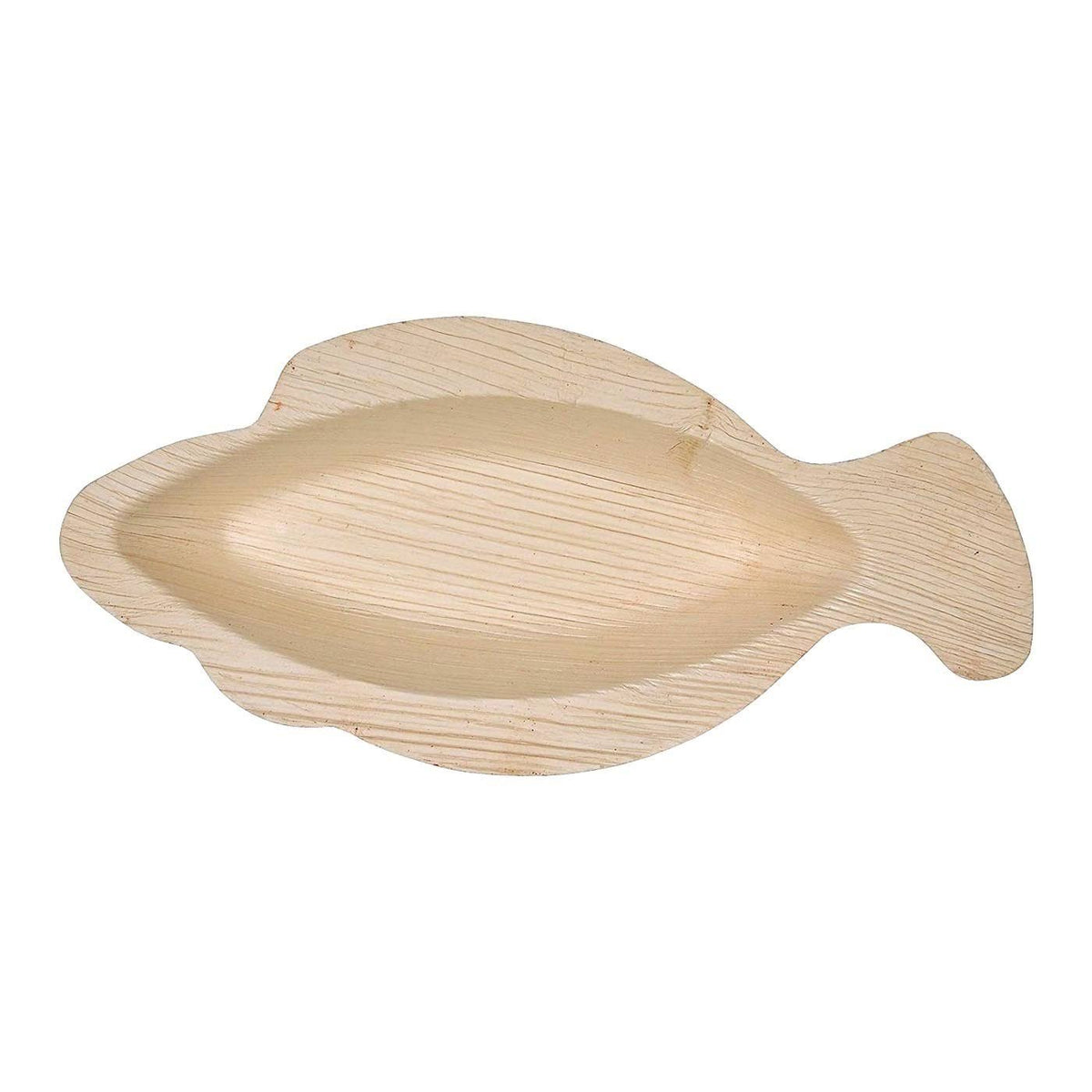 100 Trays Natural Palm Leaf Disposable Trays I6479