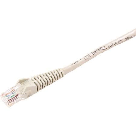 10ft Cat5e Snagless Molded Patch Cable RJ45 M-M Gray J56369