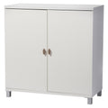 White Wood Entryway Storage Sideboard Cabinet Q2395