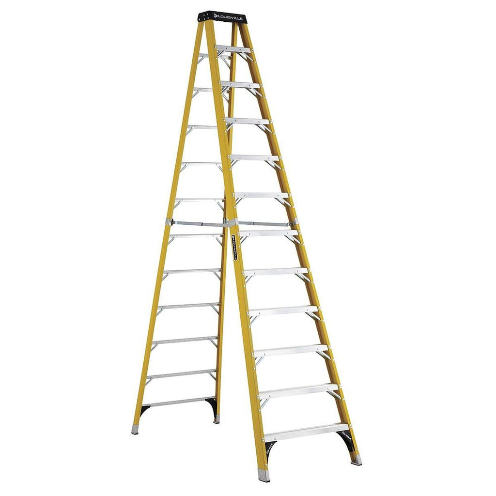 12 ft. 375 lb. Load Capacity Fiberglass Stepladder J992