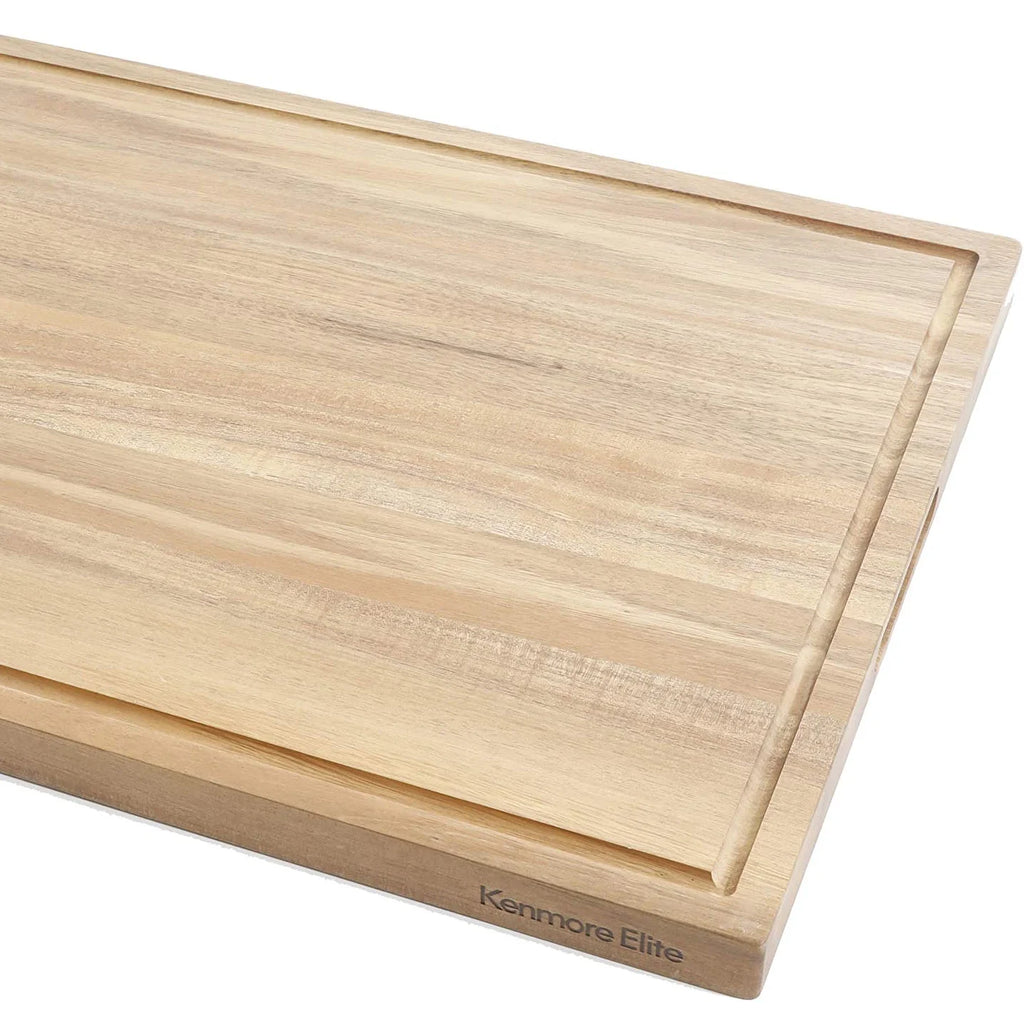 Acacia Wood Cutting Board with Juice Groove Y803971
