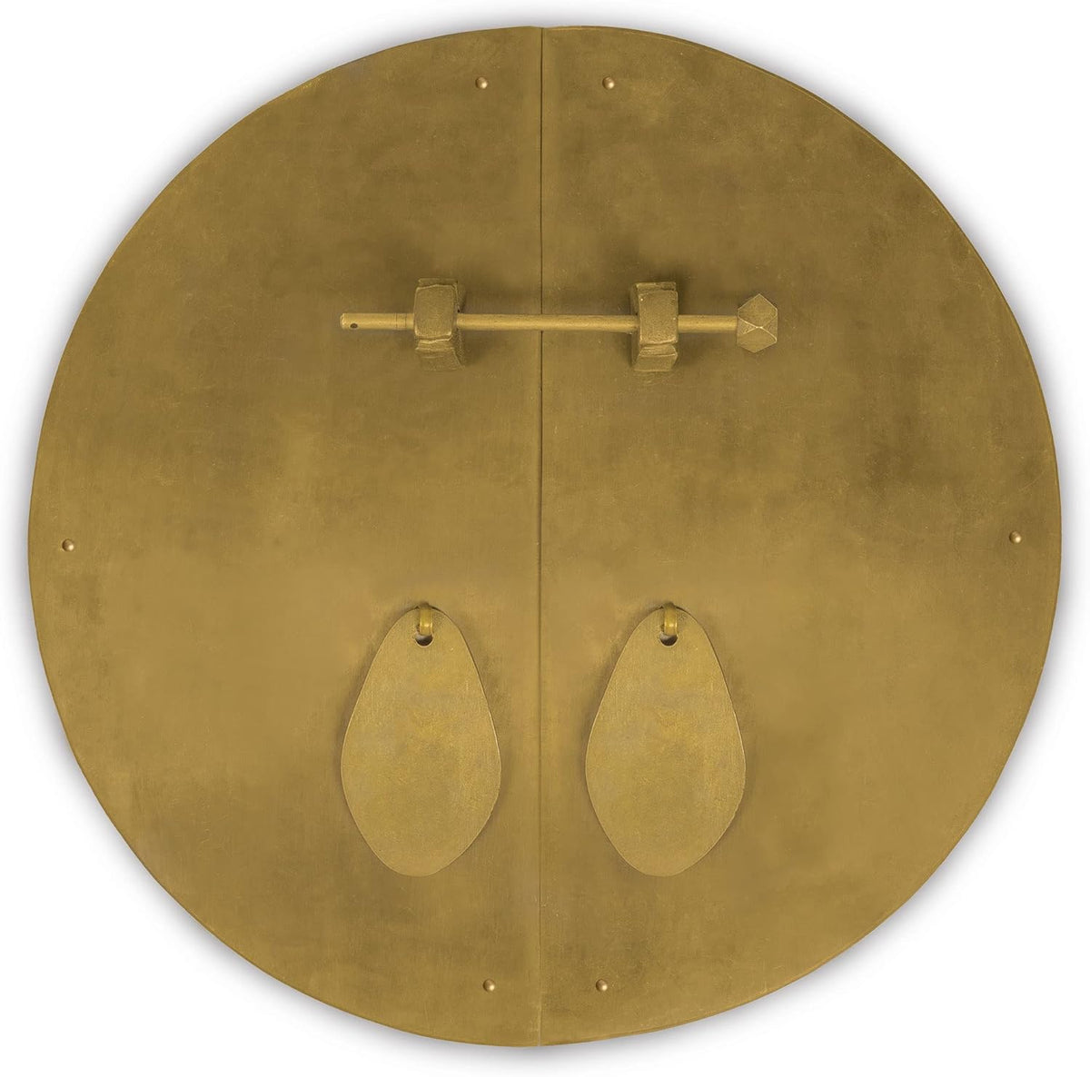 Fat Brass Cabinet Face Plate Backplate Hardware Set Pack of 2 W13999