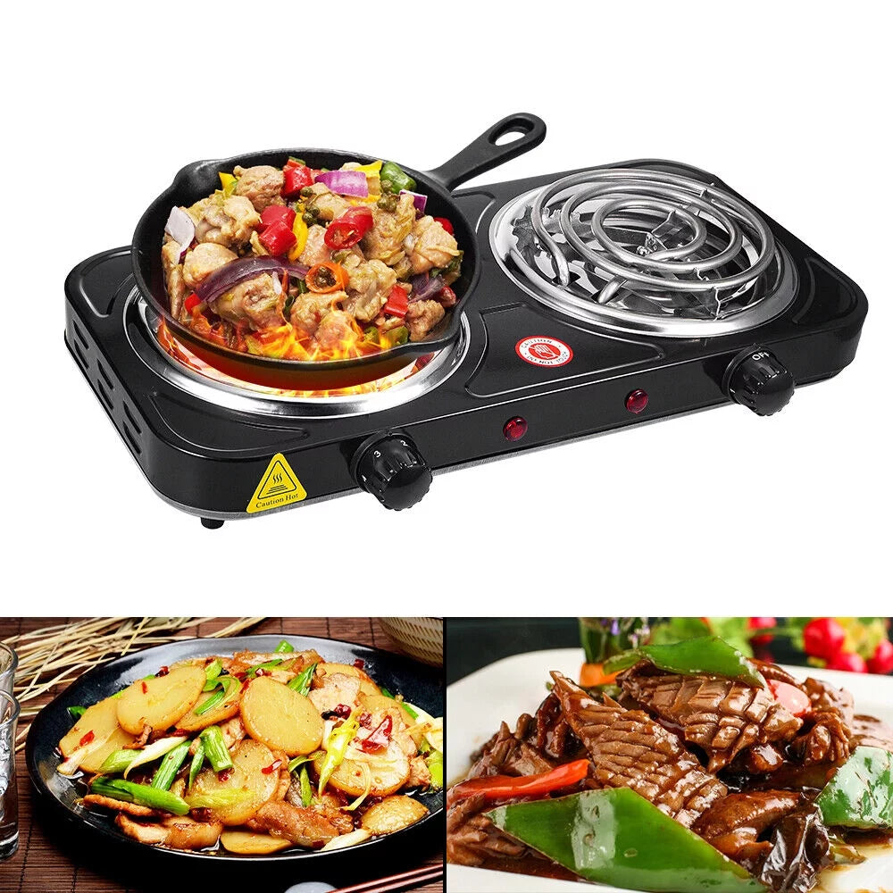 Double-burner Electric Hot Plate 220v 2000W J806