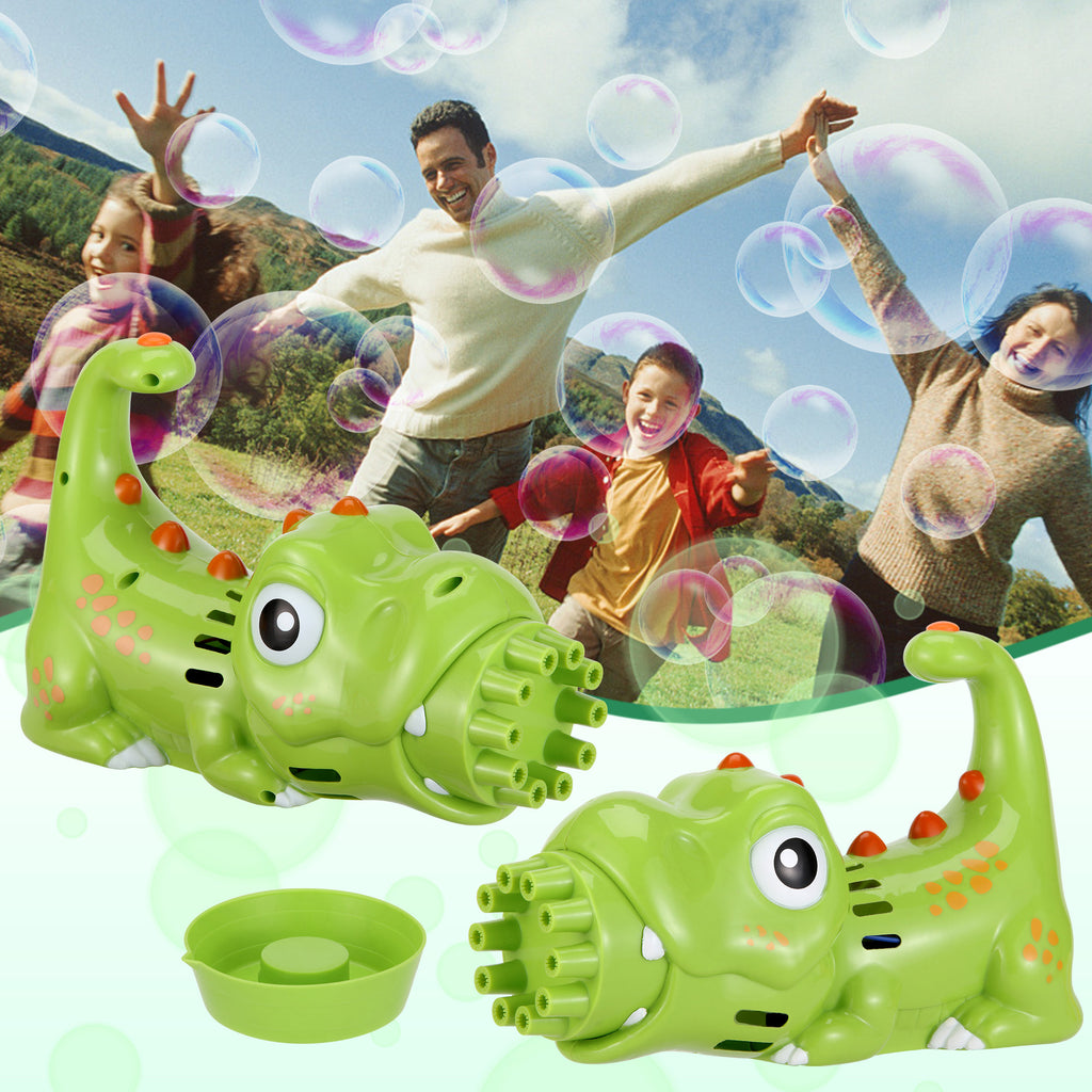 2PACK Bubble Gun Bubble Machine Handheld Bubble Maker with Bubble Solution & Tray A42485