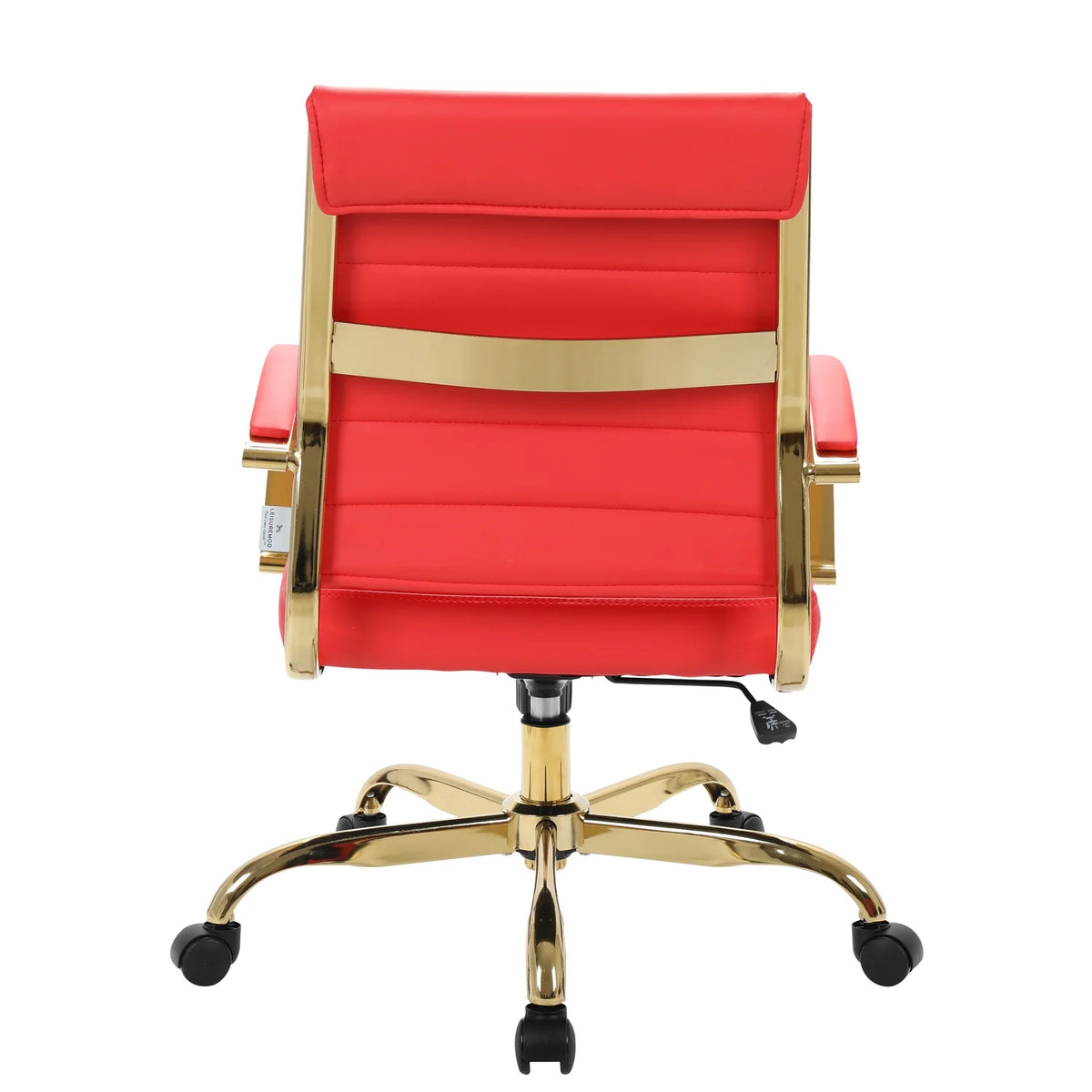 Leather Office Chair With Gold Frame G530