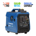 2550 Peak Watt Dual Fuel Portable Inverter Generator I1939
