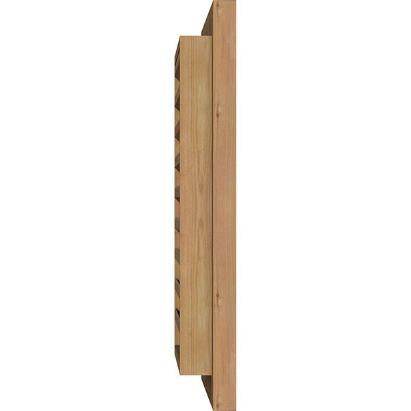 Unfinished Functional Vertical Gable Vent B9949