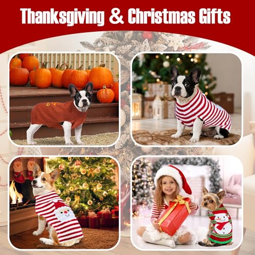 3 Pack Dog Christmas Sweater W2967