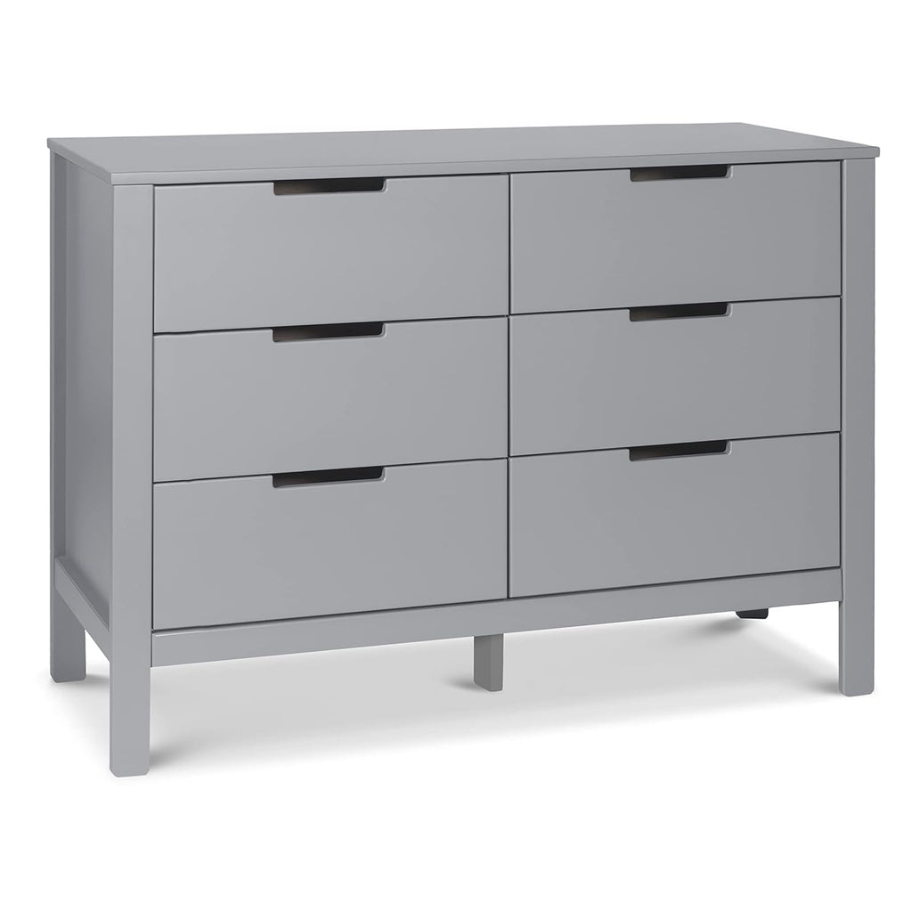 Grey and White 6-Drawer Dresser Q34499