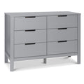 Grey and White 6-Drawer Dresser Q34499