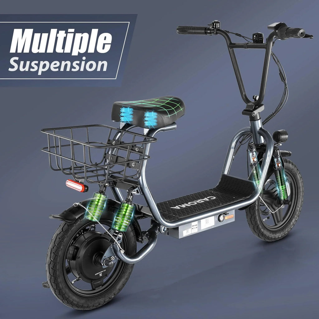 Electric Scooter 500W 25Miles 20Mph White K4036